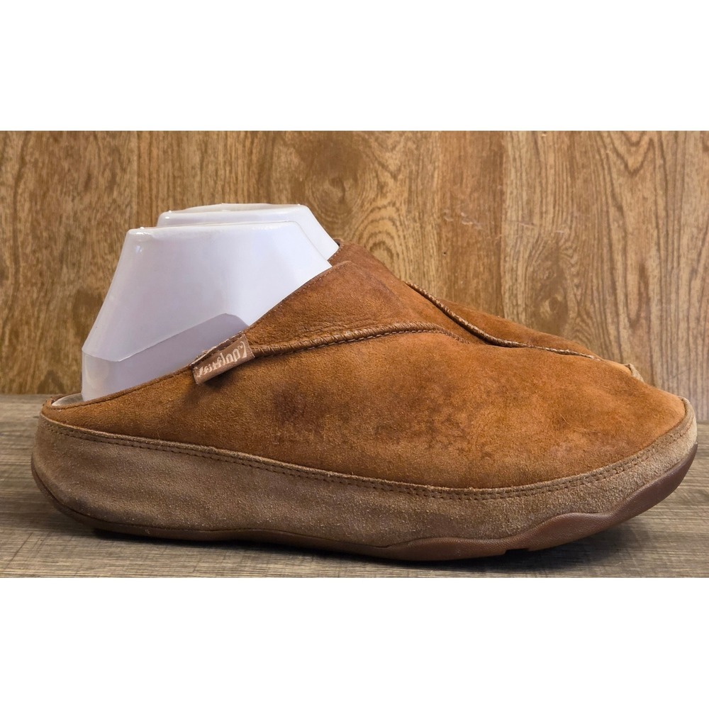 Fitflop Sherpa Lined Clogs Womens Size 10 Brown